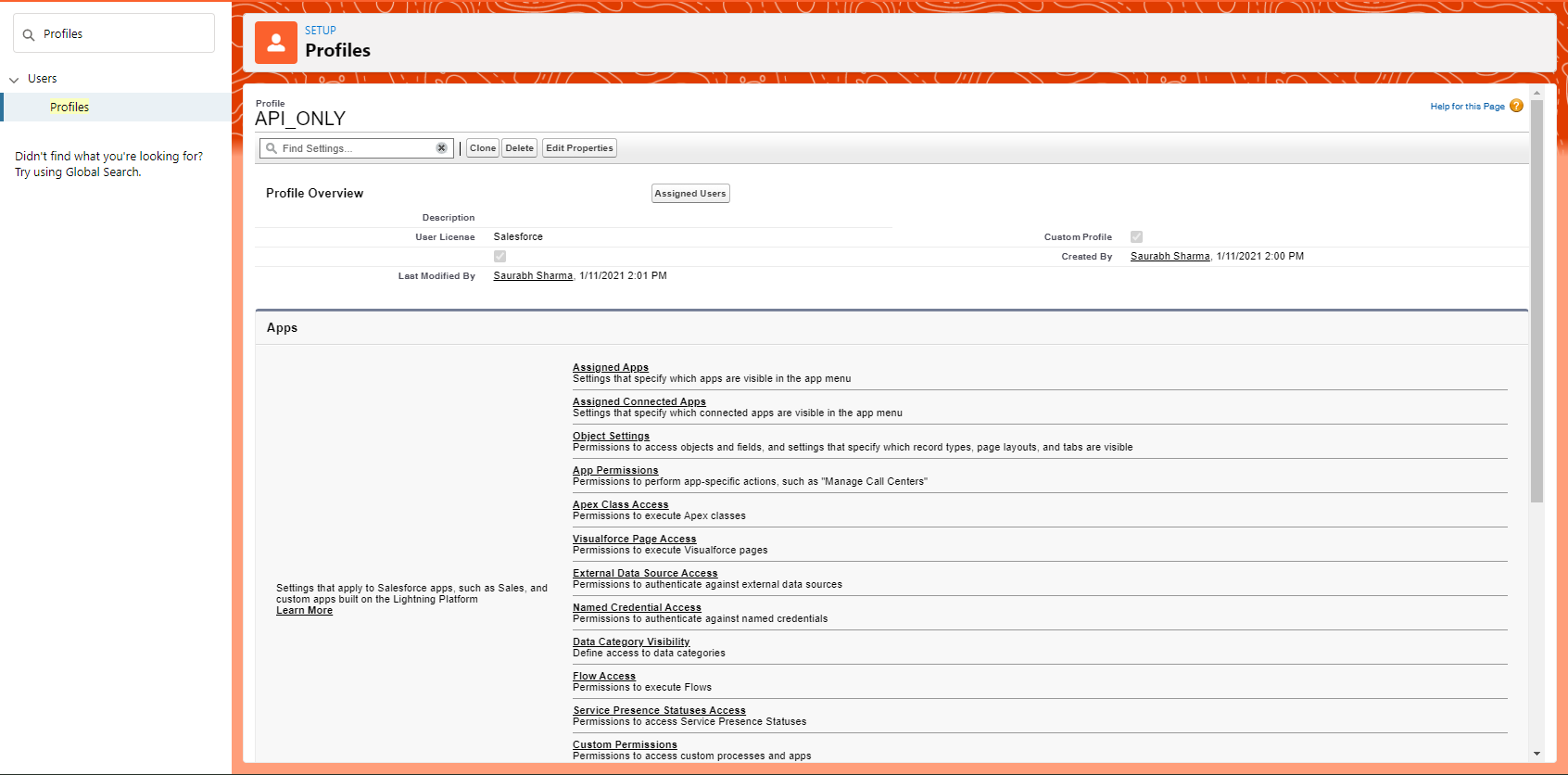 Connected App credentials